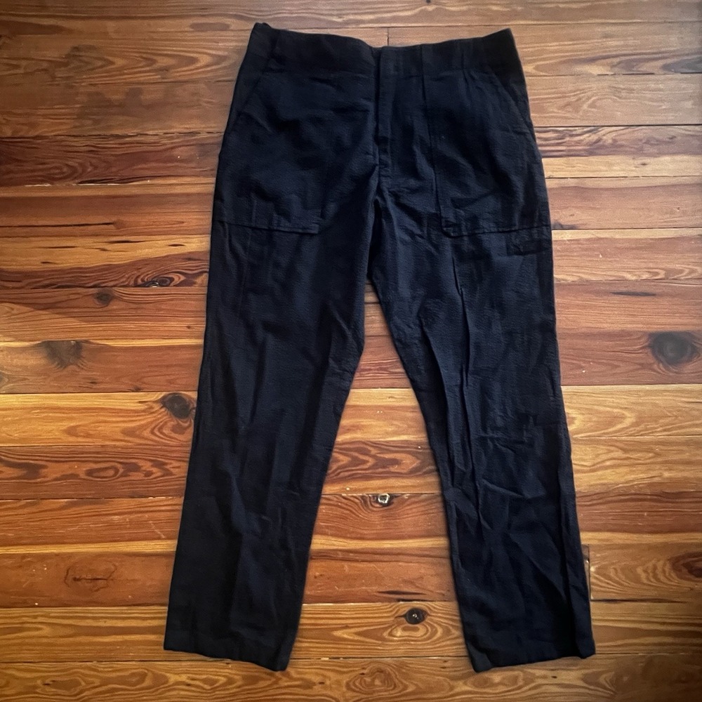 Assembly Black Lightweight Pants Men's XS Textured Fabric Casual‎ Minimal